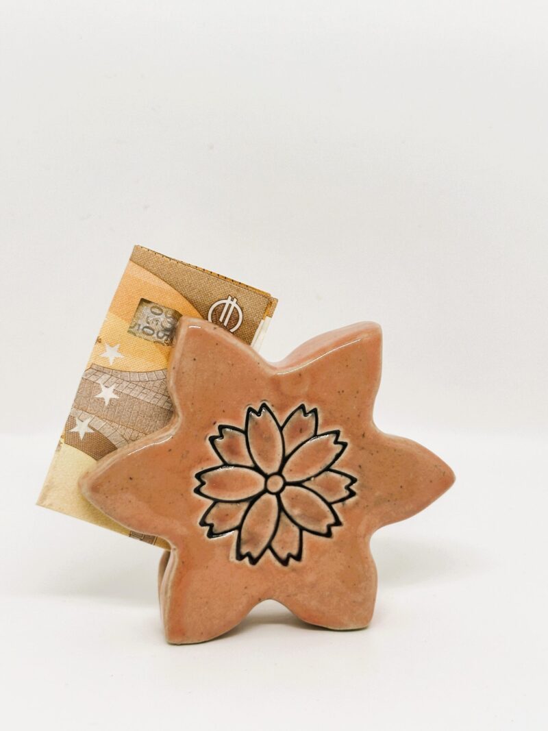 Keramik - Blume für Geldgeschenke